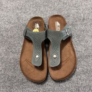 Cliffs by White Mountain Benedict Comfort Thong Sandals Women's 9WIDE NWOT